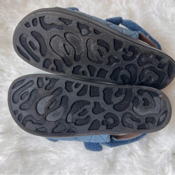 Aerosoles Denim Lamirca Quilted Sandals US 11 - Picture 3 of 5